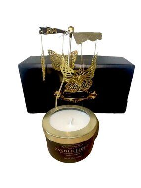 Kelly's Custom Candles Scented Candle Butterfly Spinner Sandalwood Rose 3.5oz